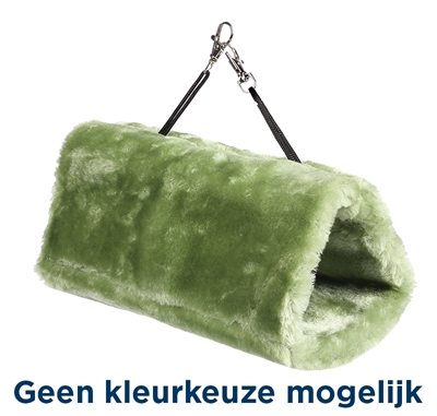 HAPPY PET Vogelspeelgoed COZZZY HUT Veilig, zacht & eenvoudig te bevestigen - Assorti - Small 23x19x13 cm