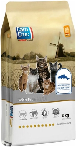 CAROCROC Kattenvoer Carocat Vis Complete, rijk aan hoogwaardige vis & licht verteerbaar - 2 kg