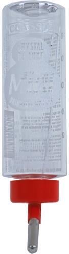 CLASSIC Drinkfles Plastic Cavia Lekvrij RVS-tuit met 2 kogels | Gerecycled materiaal - Transparant - 320 ml