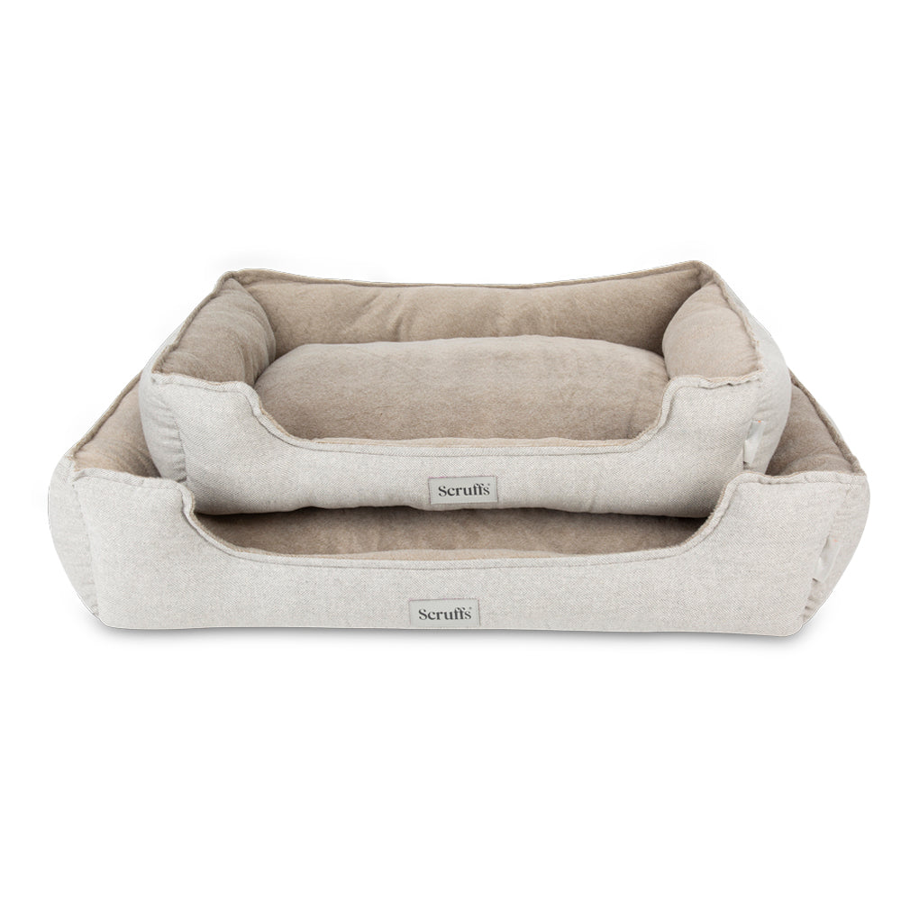 Scruffs Harvard orthopedische mand gerecycled schuim XL 90x70 cm