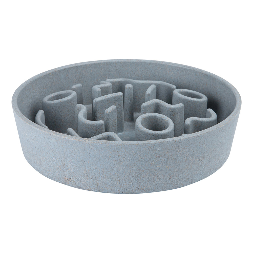 BAMBOO Slow Feeder für Hunde - Ice Blue / Ø21 cm (1200ml)