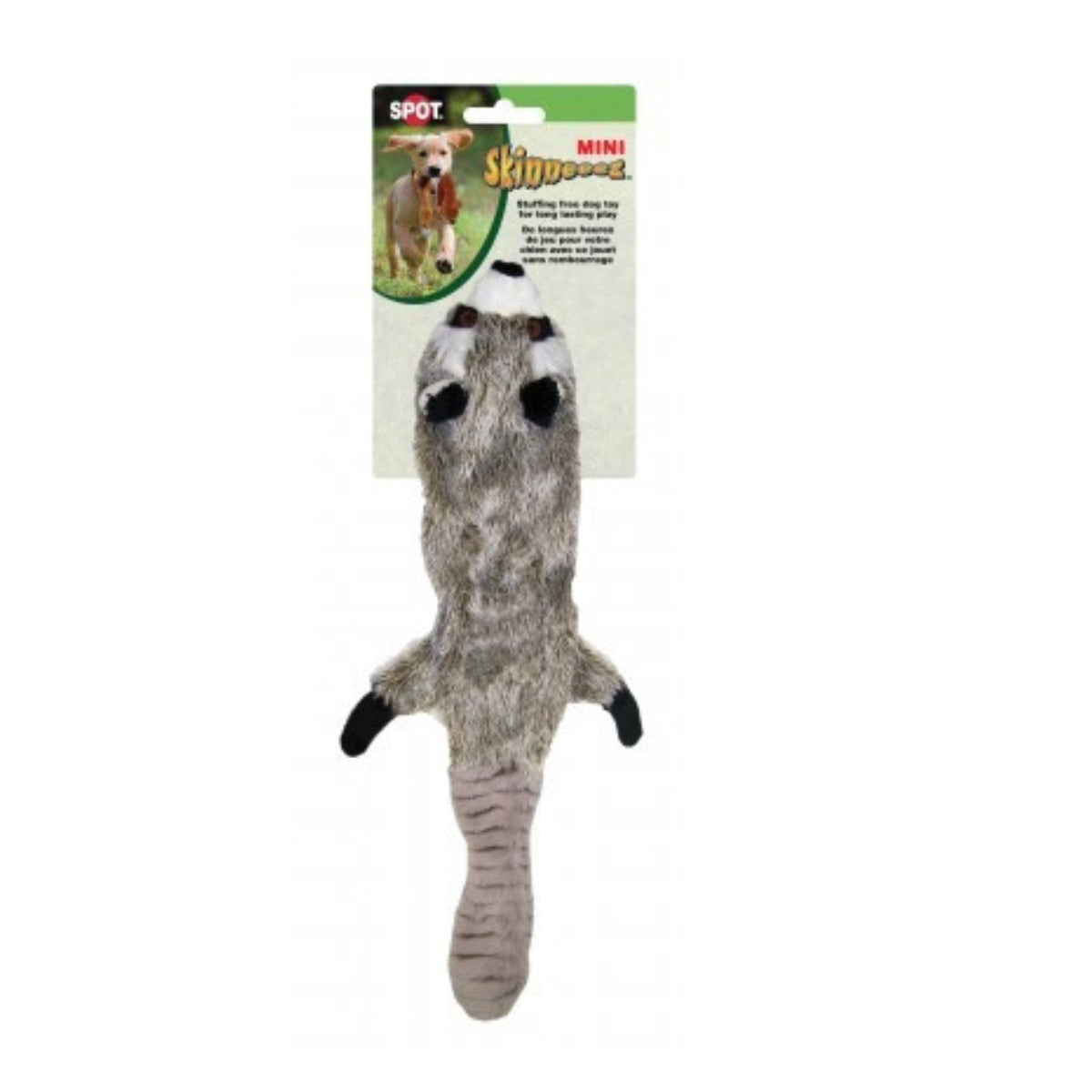 Skinneeez Hunt Plush Racoon pluche hondenspeelgoed 61 cm