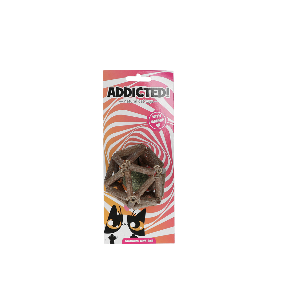 Addicted! Atomium with Ball Katzenspielzeug mit MADNIP