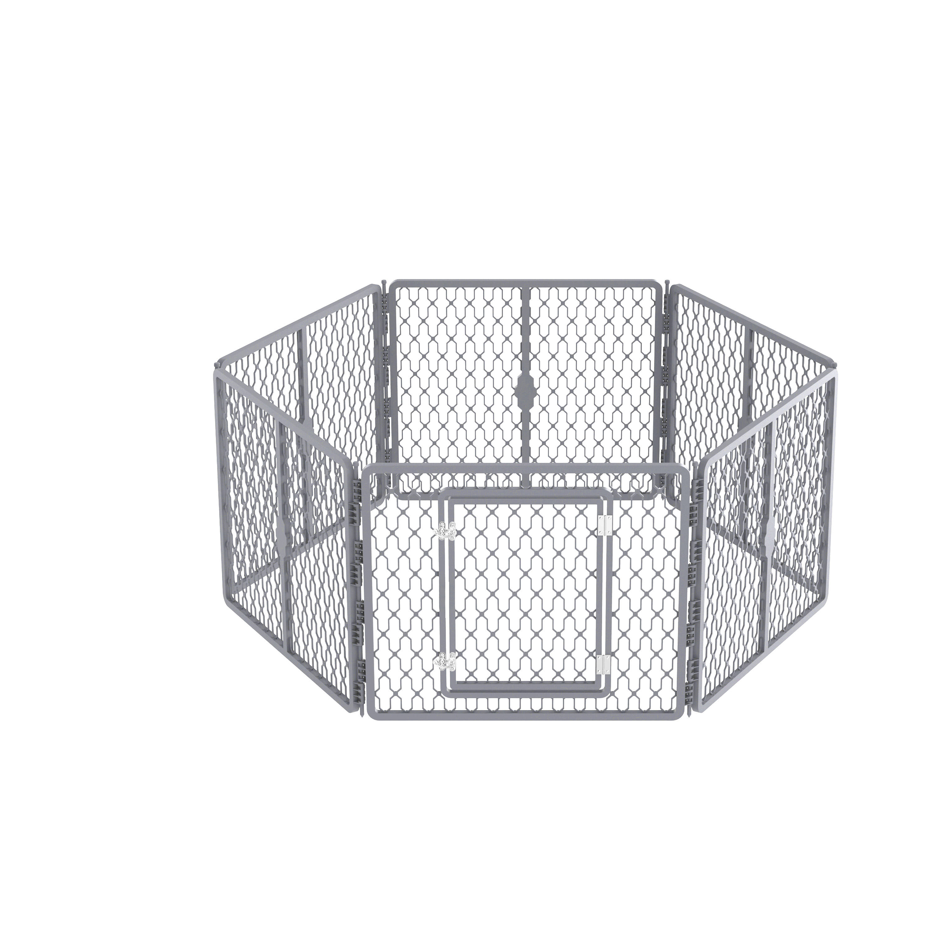 AFP Dog Play Pen 6 panelen hondenren voor buiten