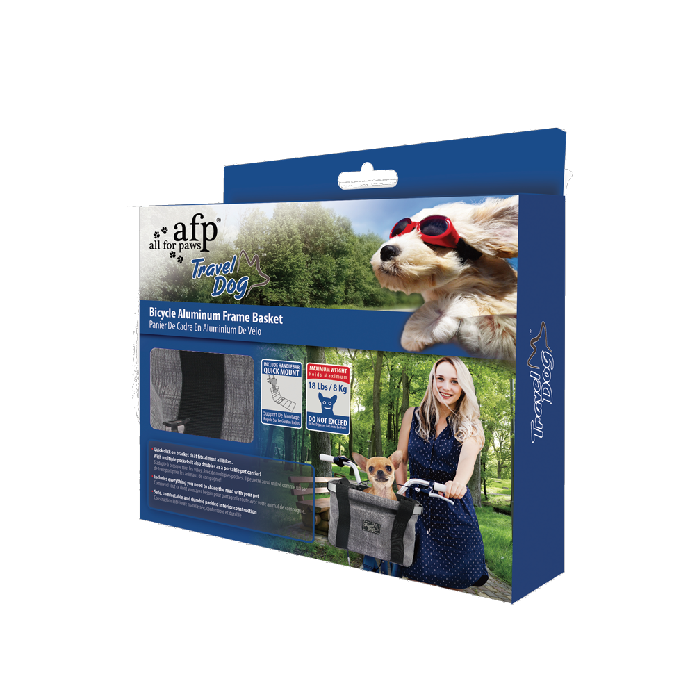 AFP Travel Dog Easy-go Bicycle Pet Basket fietsmand voor honden