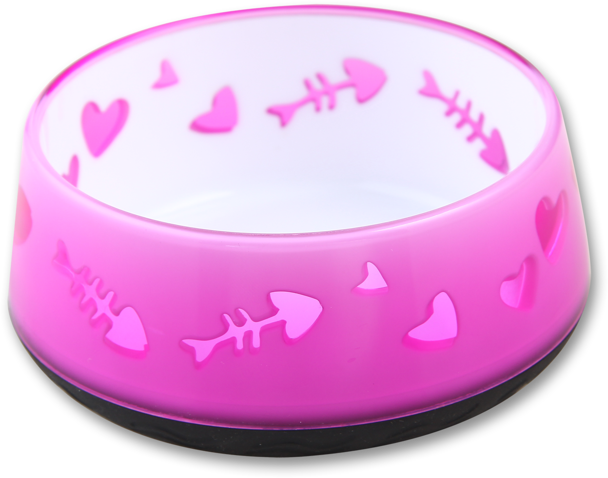 AFP Modern Cat Cat Love Bowl gamelle et bol d'eau rose 10 cm