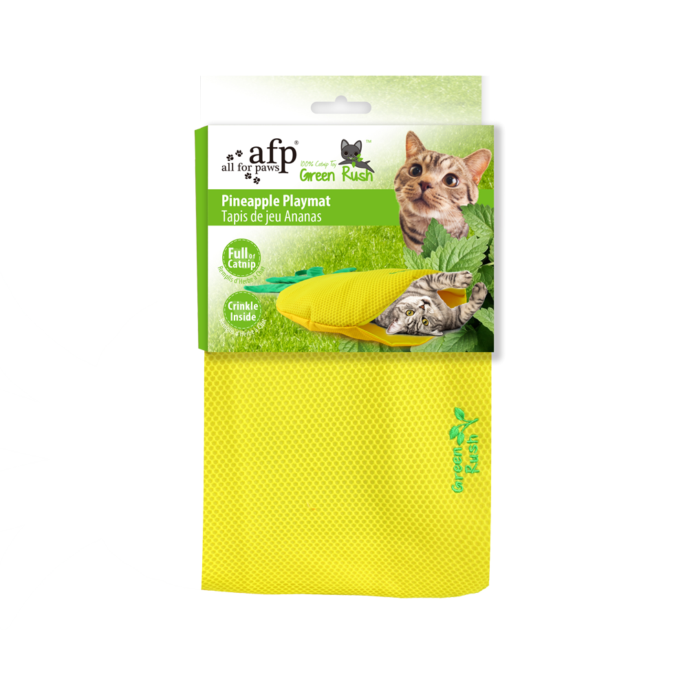 AFP Green Rush Play Mat Ananas kattenspeelmat met catnip