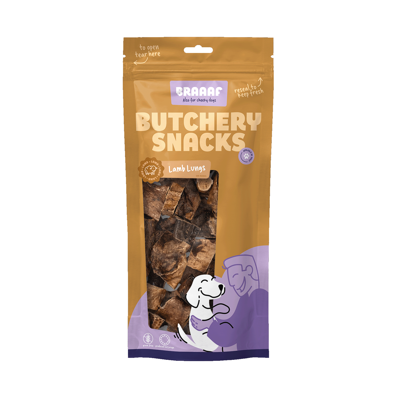 Braaaf Butchery Snacks Lammlunge 85 g