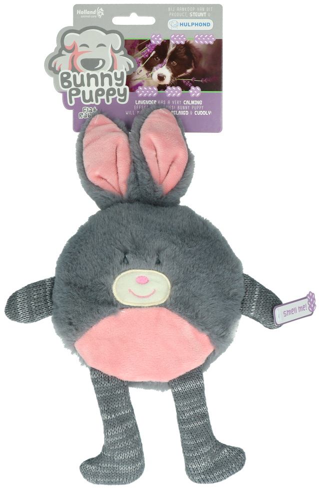 Bunny Puppy Lapin doudou Flat Rabbit peluche pour chien