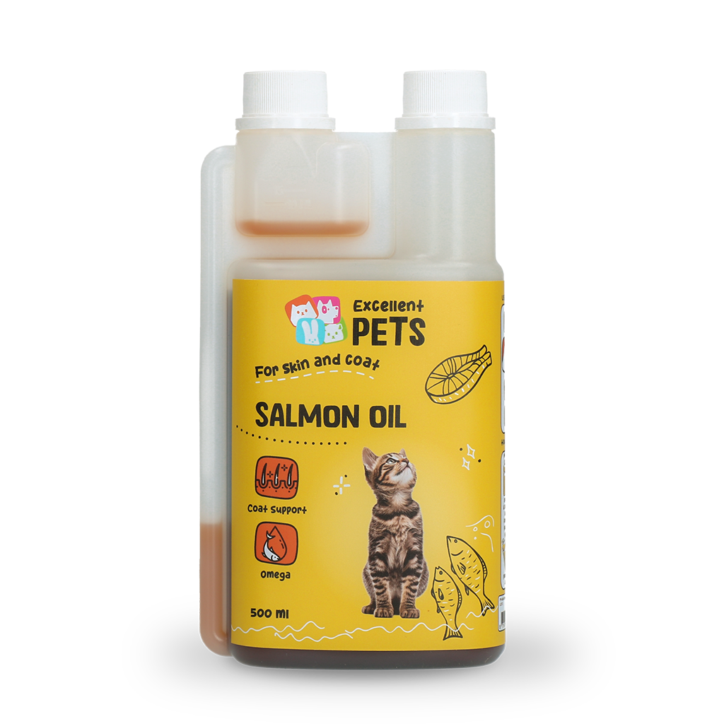 Excellent Pets Zalmolie voor katten 500 ml