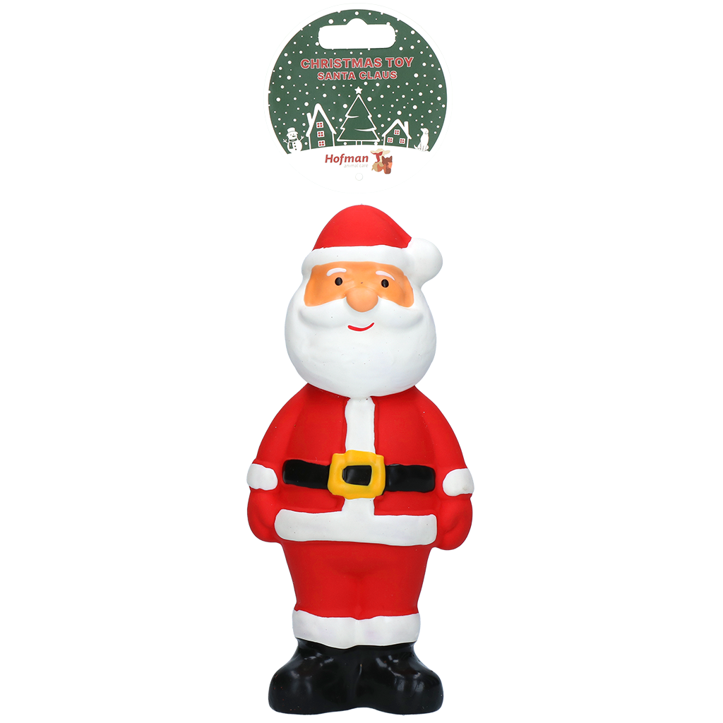 Hofman Animal Care Christmas Père Noël en latex, jouet pour chien