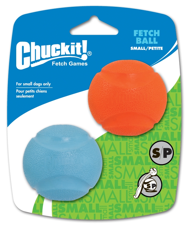 Chuckit! Fetch Ball S (lot de 2) balle de rapport en caoutchouc