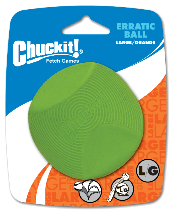 Chuckit! Erratic Ball L rubberen apporteerbal