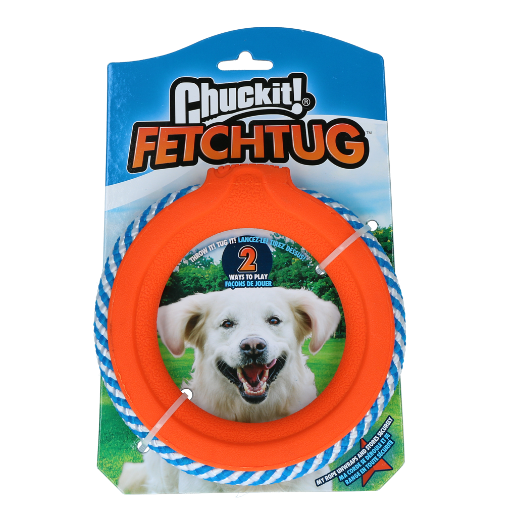 Chuckit! FetchTug jouet de rapport et de traction en caoutchouc
