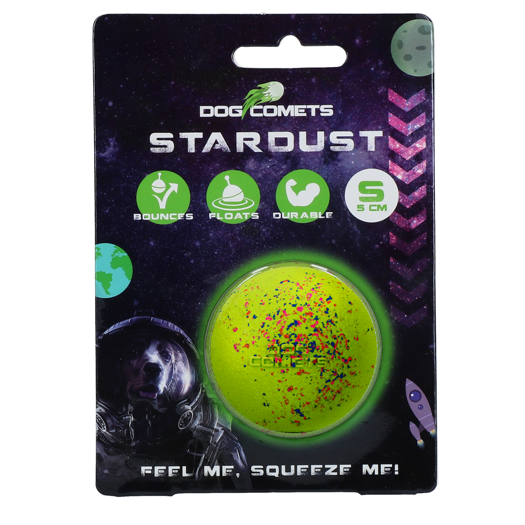 Dog Comets Stardust Hundeball Grün S