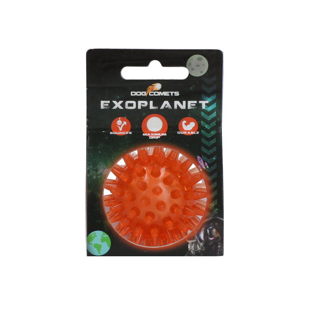 Dog Comets Exoplanet Igelball Hundespielzeug S Orange