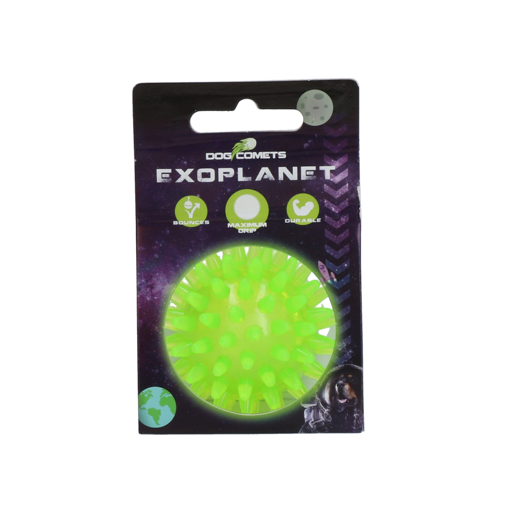 Dog Comets Exoplanet Egelbal hondenspeelgoed S Groen
