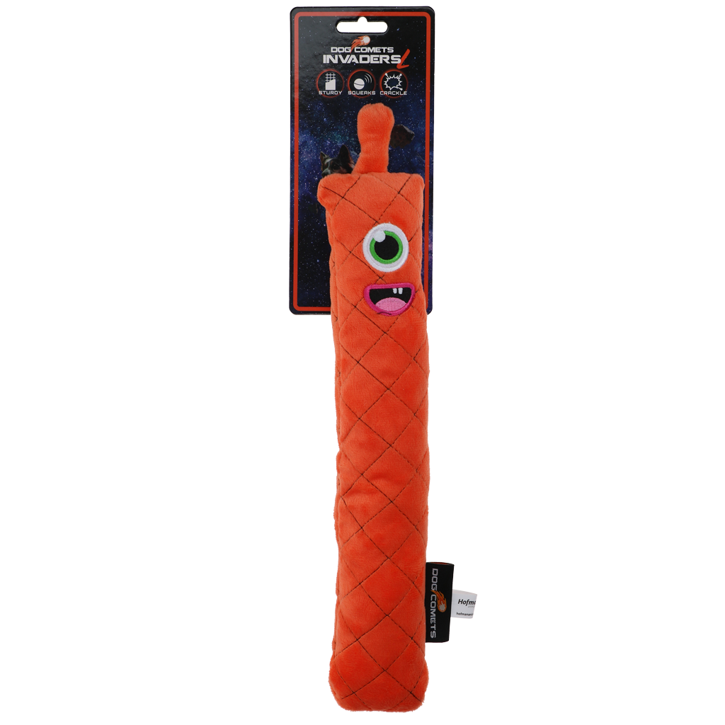 Dog Comets Invaders bâton à lancer jouet pour chien orange L