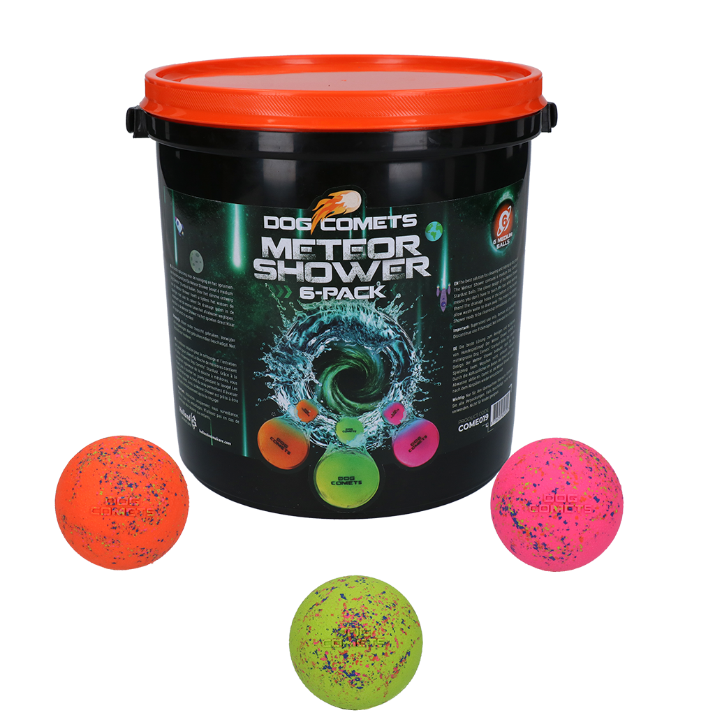 Dog Comets Meteor Shower Eimer mit 6 Stardust Bällen M