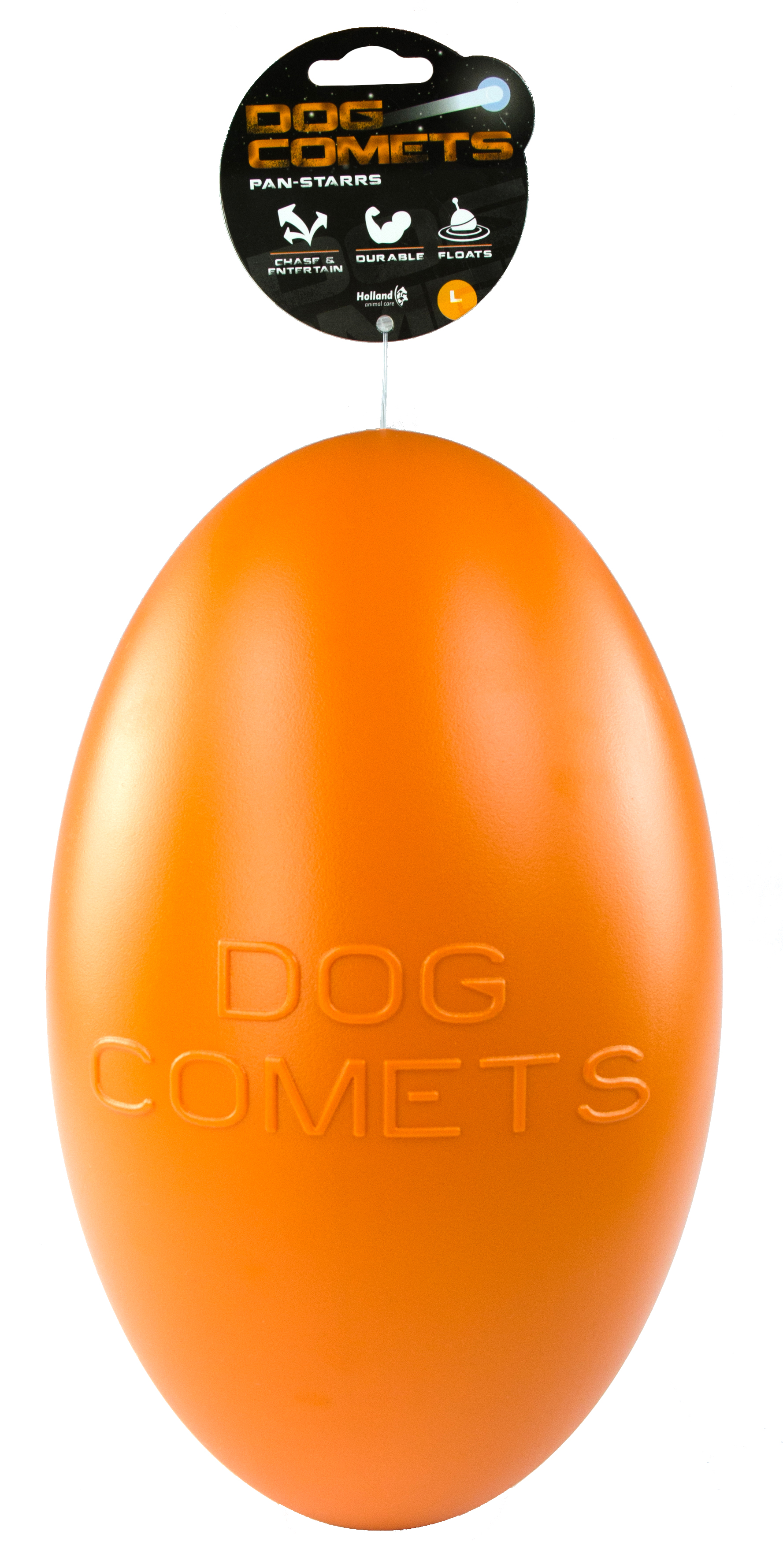 Dog Comets Pan-Stars hondenspeelgoed Oranje L