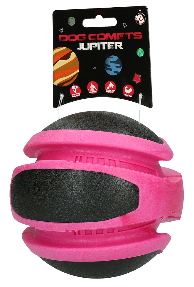 Dog Comets Planets Hundeball Rosa