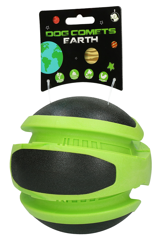 Dog Comets Planets hondenbal Groen