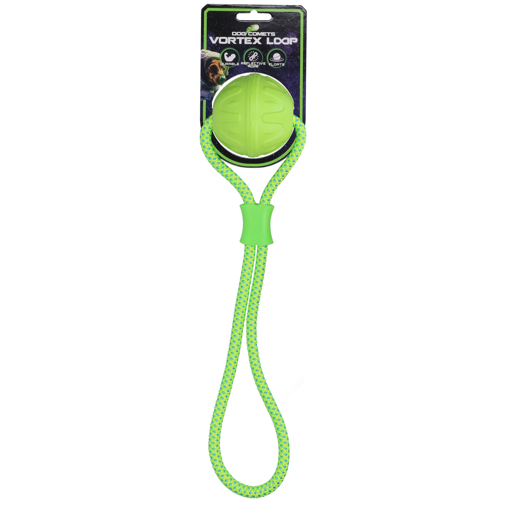 Jouet de rapport Dog Comets Vortex Loop Vert