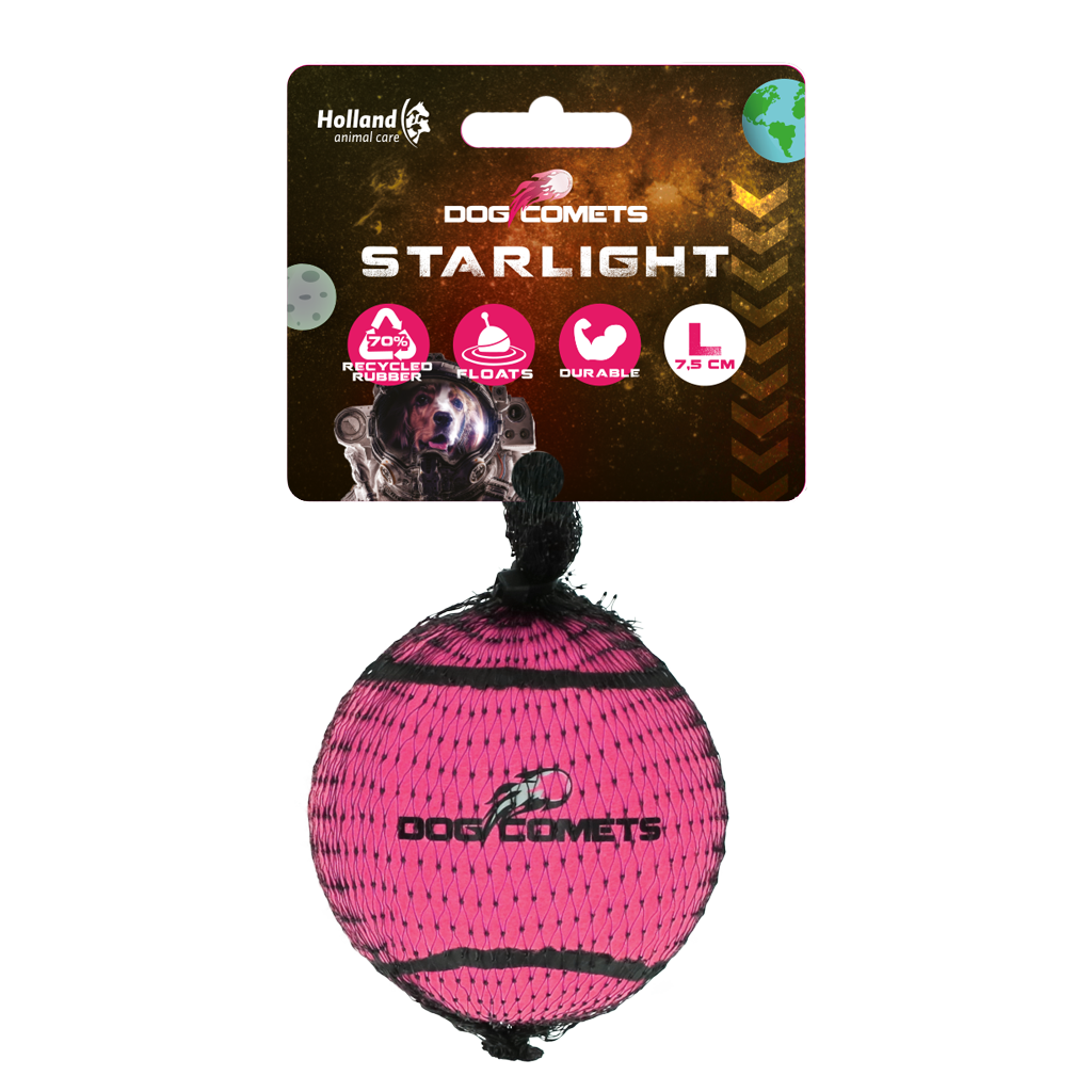 Dog Comets Starlight Tennisball L Rosa
