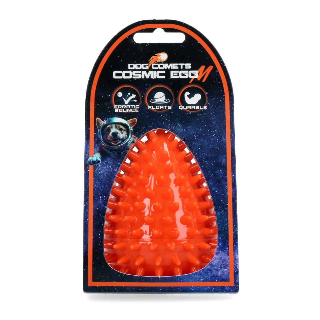 Dog Comets Cosmic Egg hondenspeelgoed Oranje M