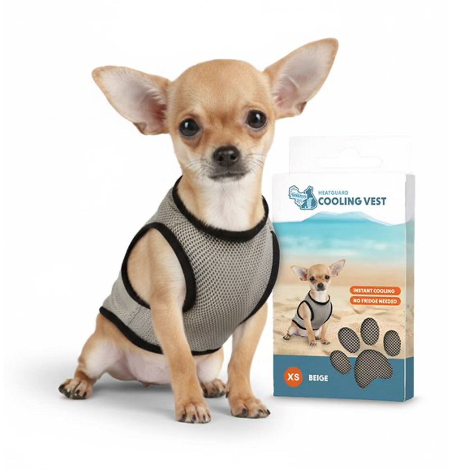 Coolpets Cooling Vest Kühlweste für Hunde XS Rückenlänge 20 cm