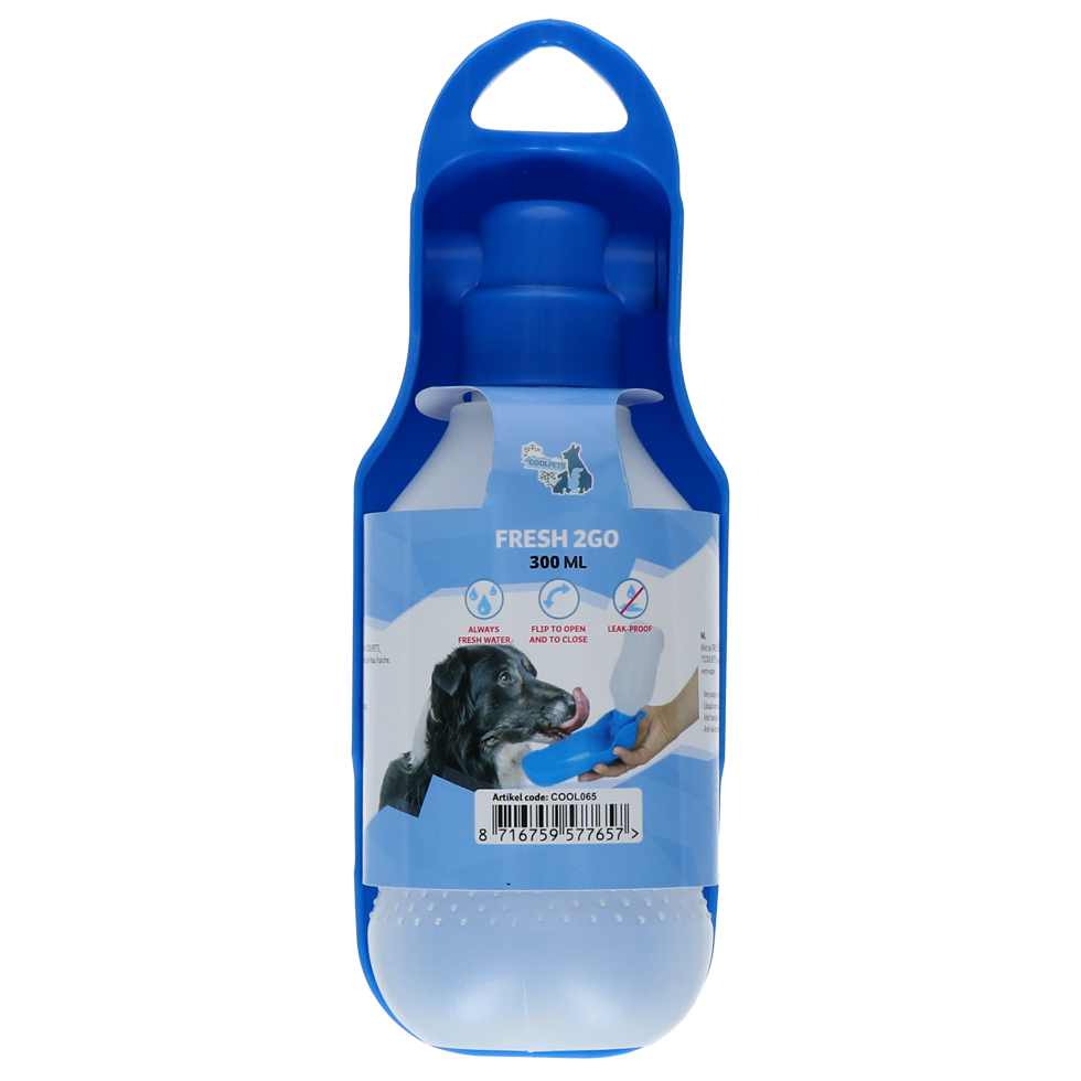 CoolPets Fresh 2GO Hunde-Trinkflasche 300 ml