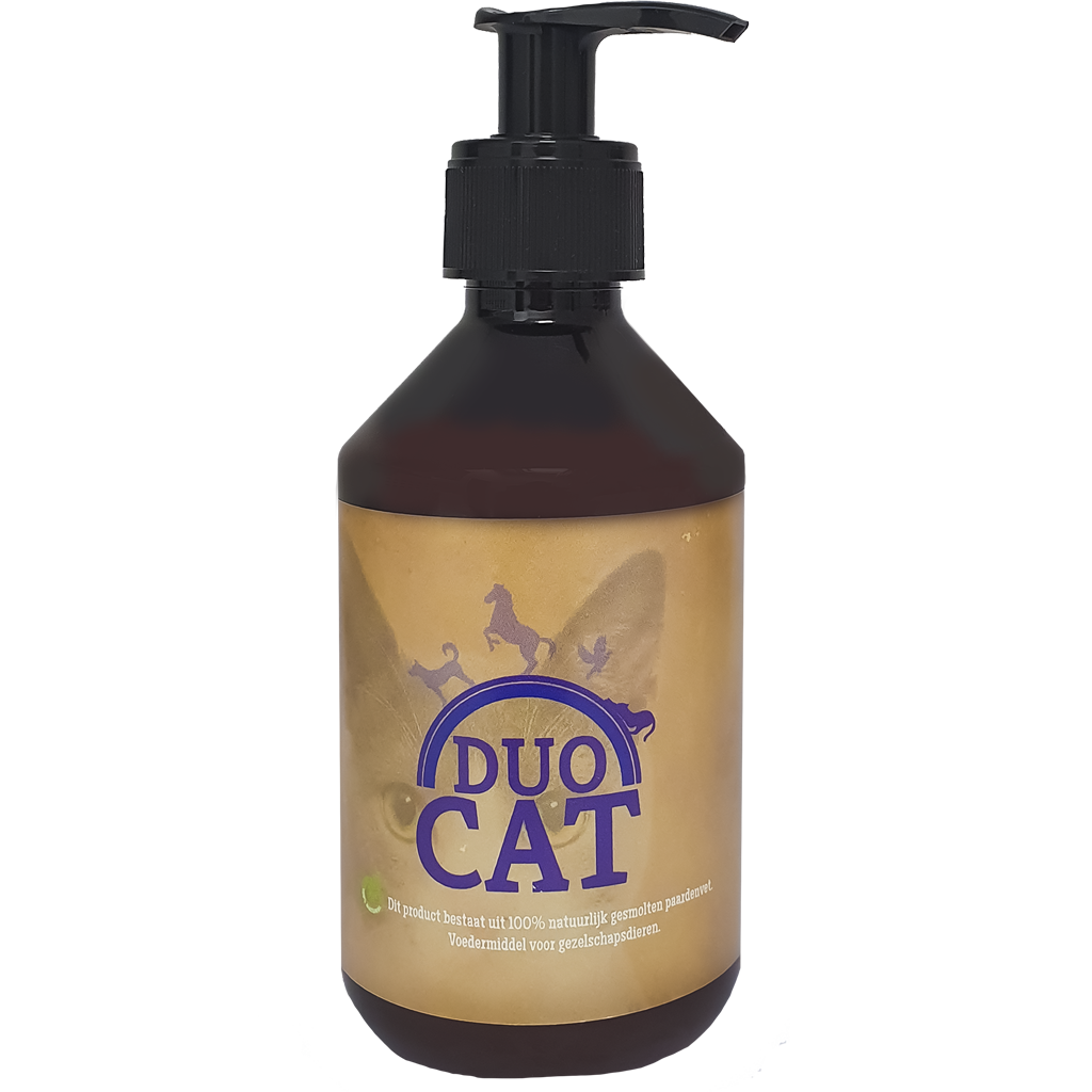 Duo Cat paardenvet voor katten 250 ml