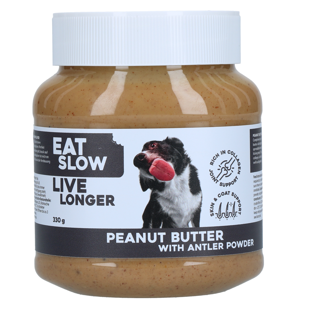 Eat Slow Live Longer Beurre de cacahuète à la poudre de bois de cerf