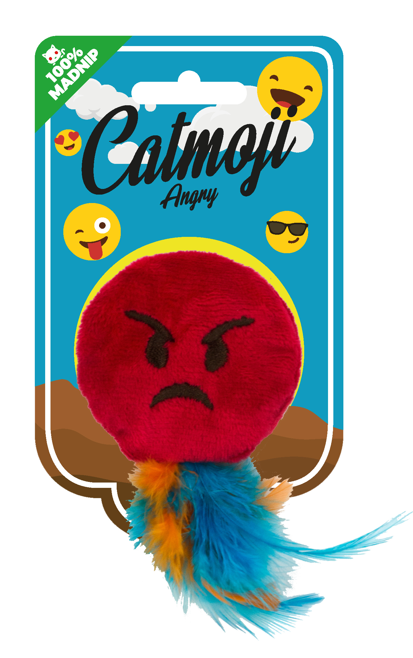 Catmoji Jouet pour chat Angry au MADNIP