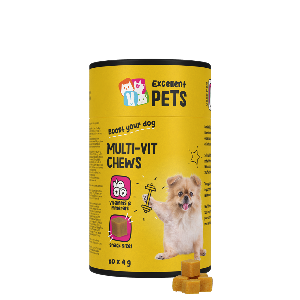 Excellent Pets Multi-Vit Soft Chews 60 stuks