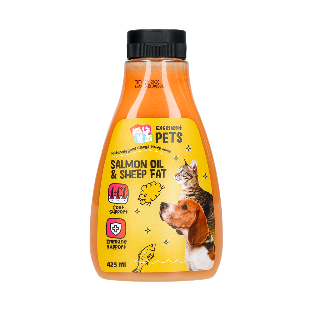 Excellent Pets Salmon Oil & Sheep Fat Lachsöl und Schafsfett 425 ml