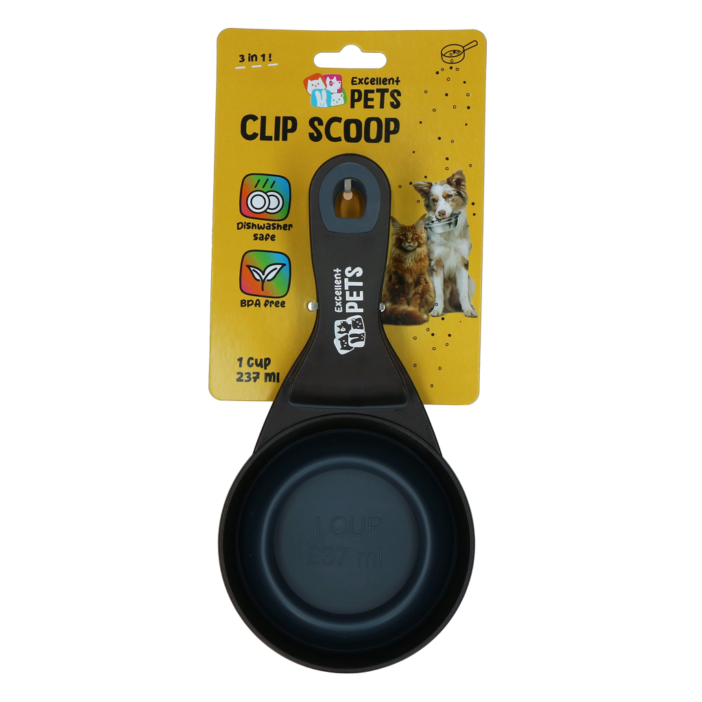 Excellent Pets Pelle doseuse avec clip de fermeture 1 cup