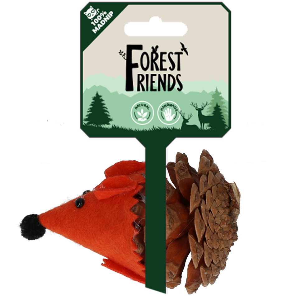 Forest Friends Mouse Orange Katzenspielzeug