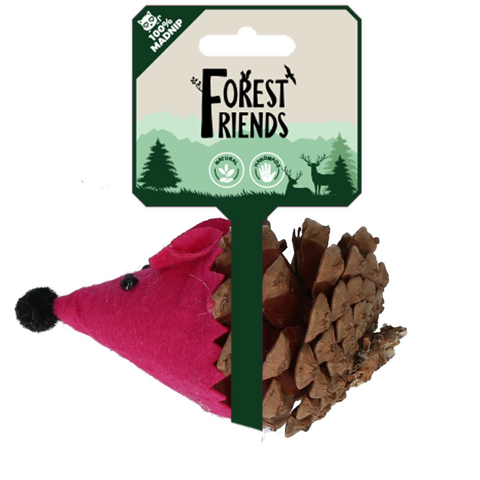Forest Friends Mouse Roze kattenspeelgoed