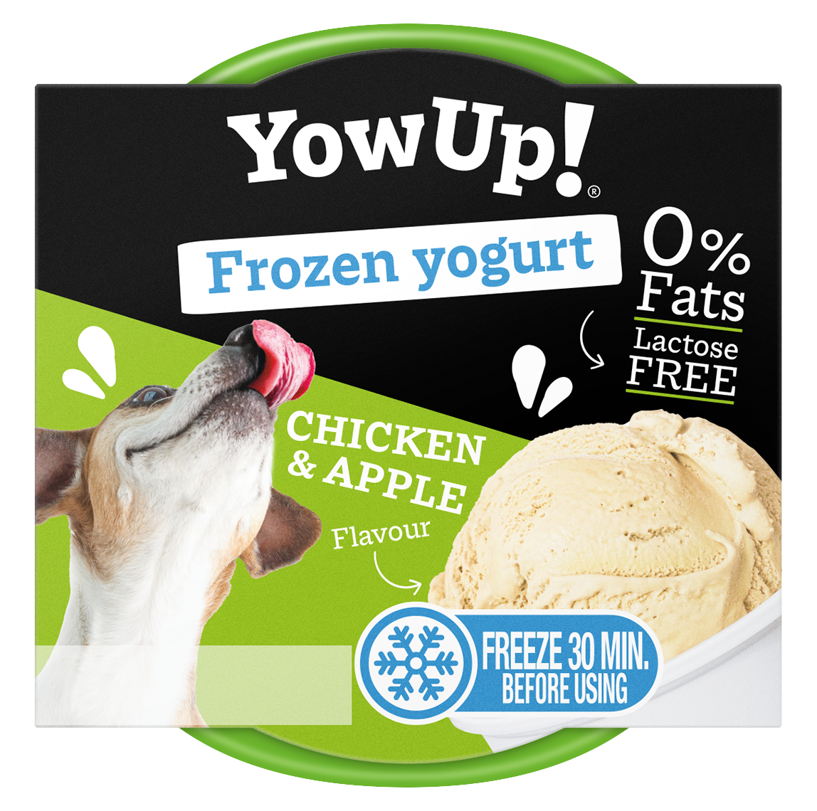 YowUp! Frozen Yoghurt Poulet & Pomme yaourt glacé pour chien et chat