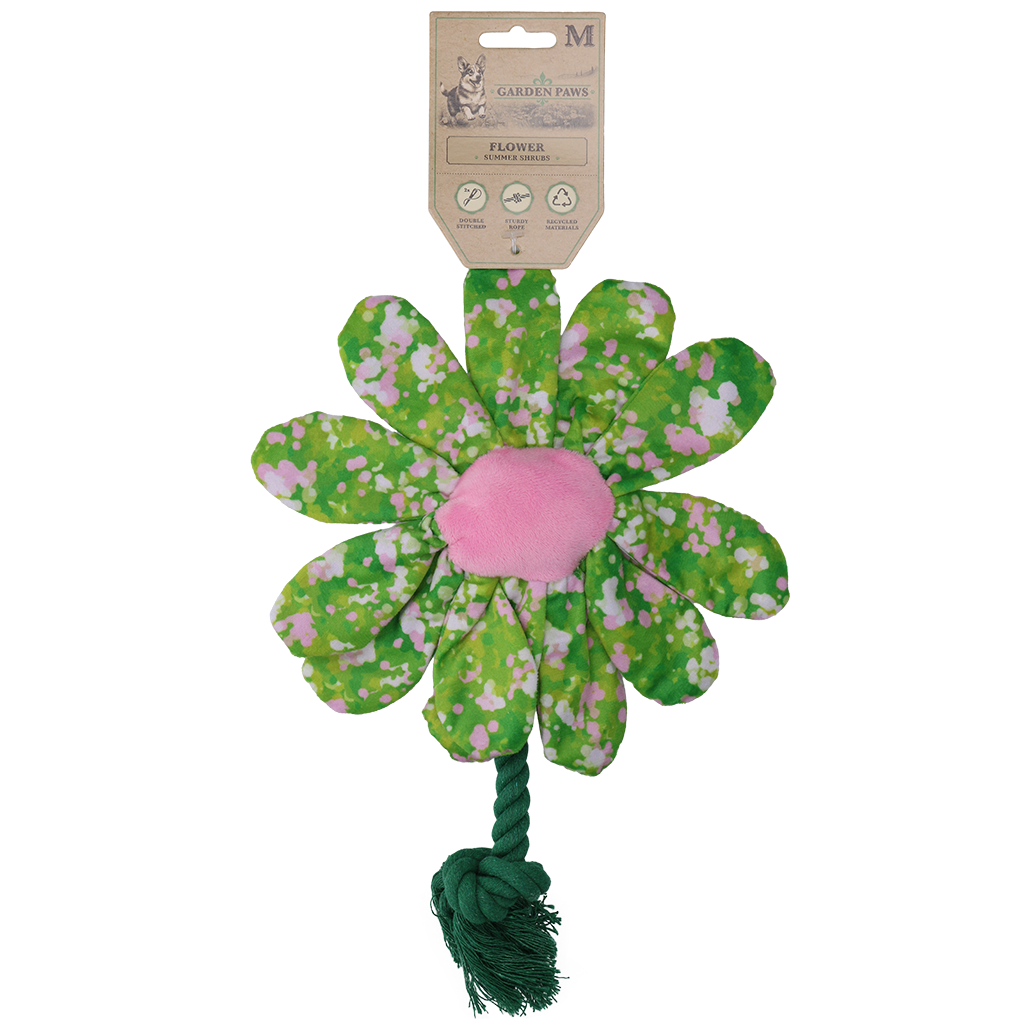 Garden Paws Flower Summer Shrubs Hundespielzeug Größe M