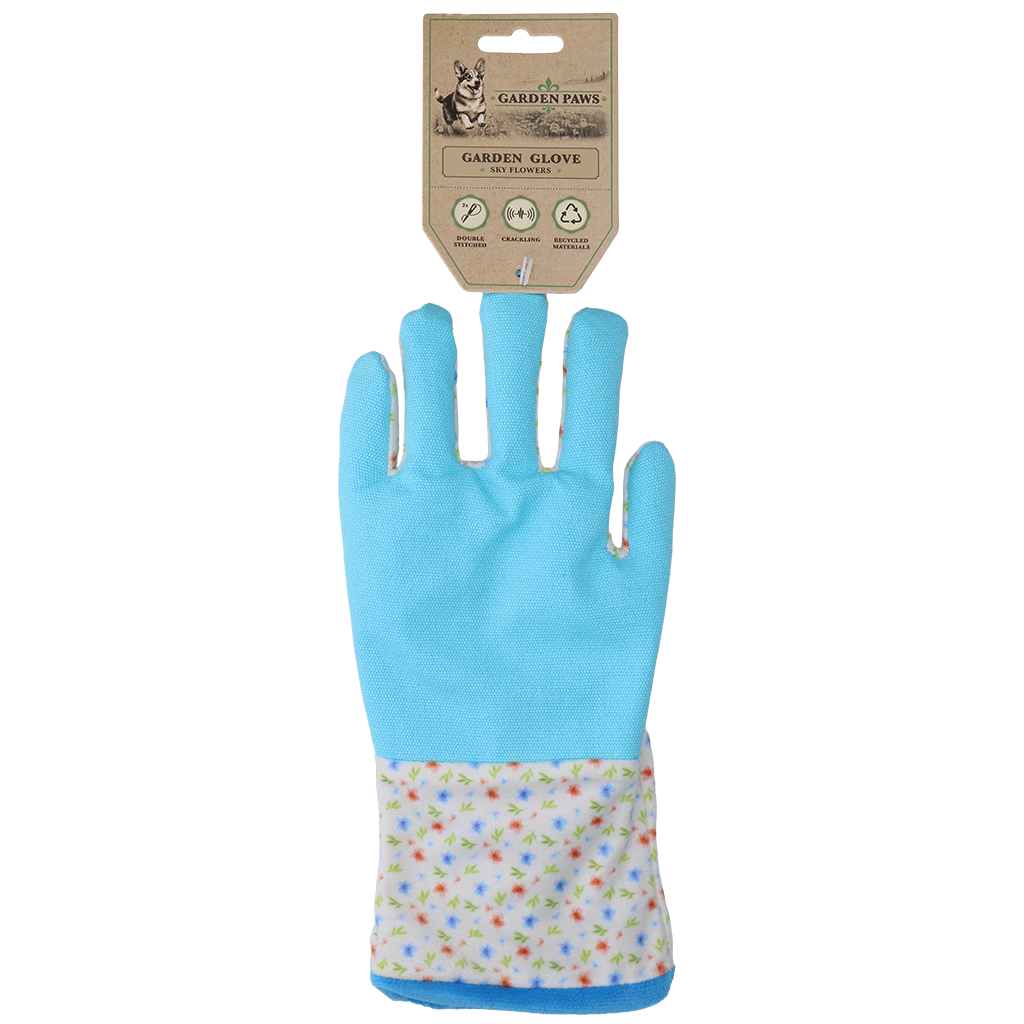 Garden Paws Garden Glove Sky Flowers Hundespielzeug