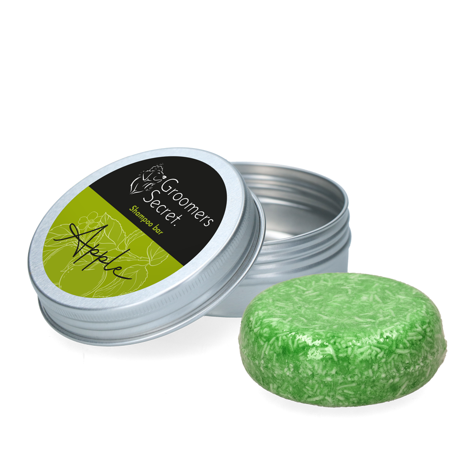 Groomers Secret Shampoo Bar Pomme pour chien 60 g