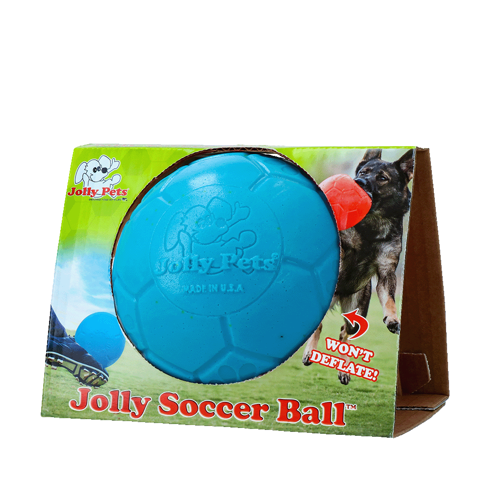 Jolly Pets Jolly Soccer Ball Hundefußball Hellblau S 15 cm