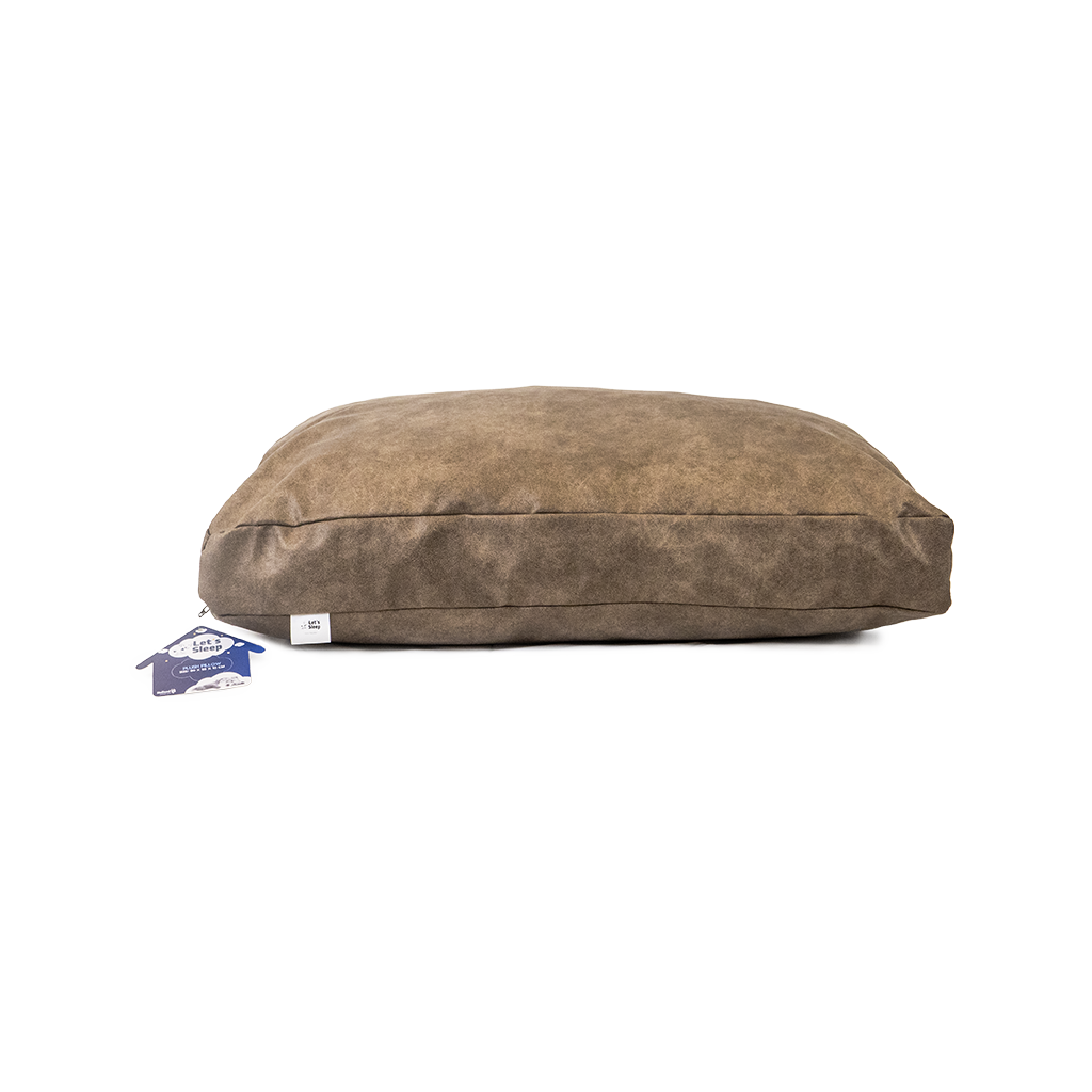 Let's Sleep Plush Pillow hondenkussen M Taupe 80 x 55 x 10 cm