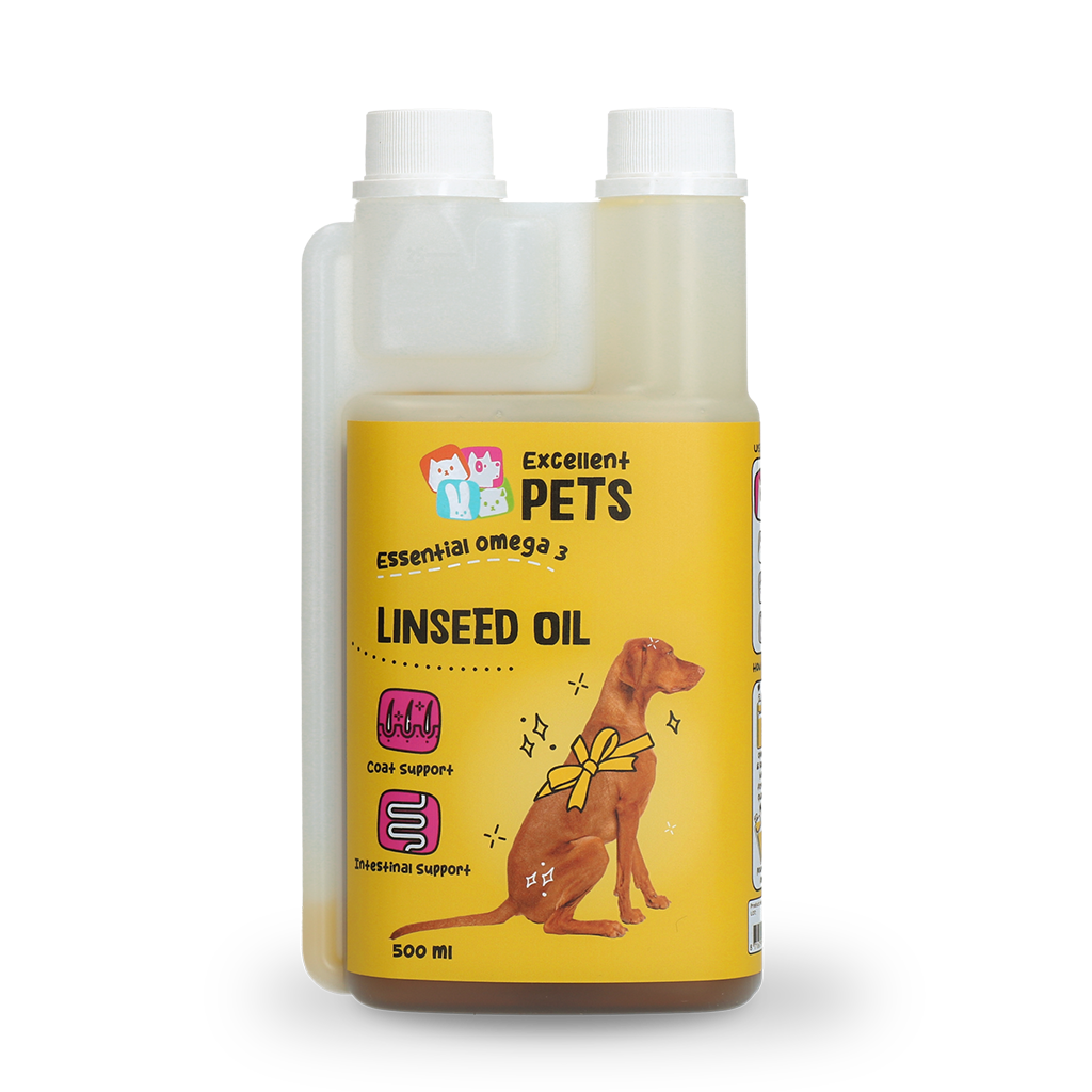 Excellent Pets Linseed Oil Leinöl für Hunde 500 ml