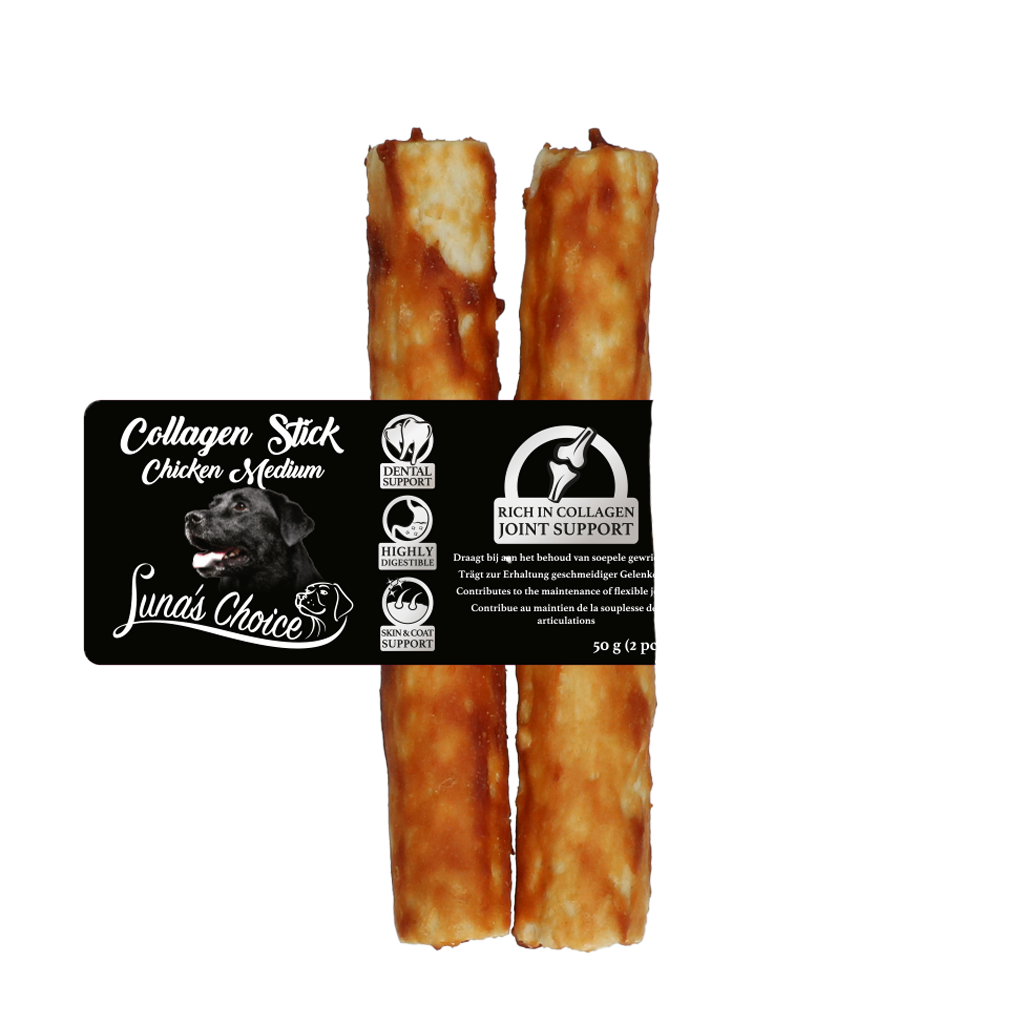 Luna's Choice Collagen Chews Stick Poulet M