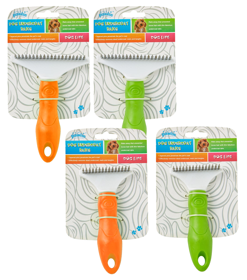 Pawise Dog Undercoat Rake L brosse sous-poil pour chien