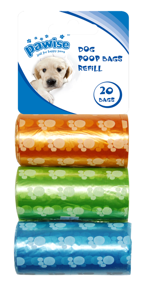 Pawise Nachfüll-Kotbeutel 3er-Pack