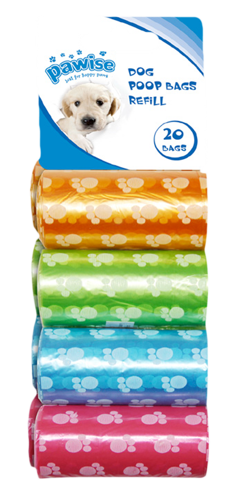 Pawise Nachfüll-Kotbeutel 8er-Pack